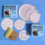 INDASA WhiteLine Self Adhesive Disc, 6 in Dia Disc, Aluminium Oxide Abrasive, Latex Paper Backing, C Backing