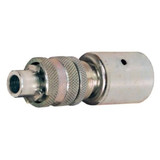 Pneumatic Coupler, 500 psi, Coupling, Steel, 1/2 x 3/4 in, -40 to 250 deg F, Quick-Acting