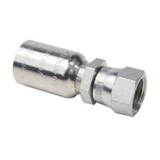 PARKER 56 Series Hydraulic Hose Fitting,Permanent Crimp,Hose x 37 deg SAE JIC Swivel End,5000 psi,Steel,Domestic