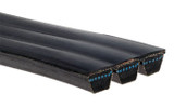 GATES V-Belt, Heavy Duty, 3V Section, 1.19 in Wd Top, 3 -Rib, 3.82 in Min Dia Pulley, -30 to 180 deg F, Black
