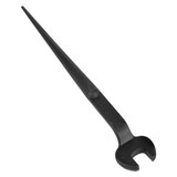 Spud Wrench, Black Oxide Coated, Black, Extra Duty,  Erection, 1 in Thk Jaw, 60 deg Head, Tapered, 3/8 to 1 in