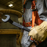 Spud Wrench, Black Oxide Coated, Black, Extra Duty,  Erection, 1 in Thk Jaw, 60 deg Head, Tapered, 3/8 to 1 in