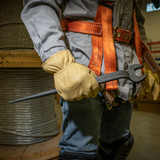 Spud Wrench, Black Oxide Coated, Black, Extra Duty,  Erection, 1 in Thk Jaw, 60 deg Head, Tapered, 7/8 to 1 in