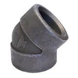 Elbow, 45 deg Elbow, NPS End, SCH 160, 3000 lb, Forged, Steel, 1/4 to 2 in