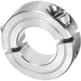 Shaft Collar, Split, Standard Construction, Set Screw, Cast Iron