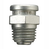 Zerk Fitting, Trivalent Zinc Plated, Steel, Standard,  Button Head