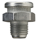 Zerk Fitting, Trivalent Zinc Plated, Steel, Standard,  Button Head