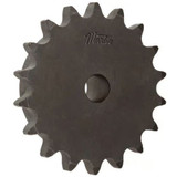 Roller Chain Sprocket, Type B,  Single Strand, #80 Chain, Steel, Protective Coating, 1 in Pitch
