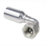 PARKER Hydraulic Elbow, Global 56 Series, Short Drop, Hose x Female 37 deg JIC Swivel End, 90 deg, 5000 psi, Steel, Domestic