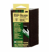 3M Sanding Sponge, All Purpose, 4-7/8 in Wd, 1 in Thk Overall, 4 Abrasive Side
