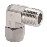 Elbow, -255 to 649 deg C, Tube, MNPT End, 316 Stainless Steel