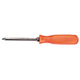 Screwdriver, Round Shank, Vanadium Steel Shank, ASME B107-15, Domed,  Tri-Lobe, Acetate Handle, Imperial