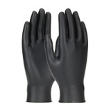 PIP Disposable Gloves, Nitrile Palm, Nitrile, Black, Textured, Ambidextrous, Heavy Duty, Fish Scale, Unlined