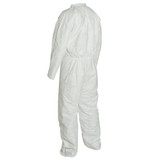 Disposable Coverall, Comfort Fit, White, Tyvek®, Serged Seam, Front Zipper Closure