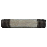 Pipe Nipple, Standard, 1/2 in, NPT End, SCH 40, 700 psi, -200 to 150 deg F, Seamless,  Welded, Grade B Steel
