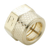 PARKER Nut, Poly-Tite, 0.38 in Lg, 150 psi, 0 to 150 deg F, Brass, Nut