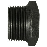Pipe Bushing, -20 to 350 deg F, Reducing, Bushing, MNPT x FNPT End, 300 psi, Malleable Iron, Black