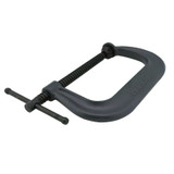 C-Clamp, Regular Duty, Steel Jaw, Flat/V-Grooved Anvil, Forged Steel Body