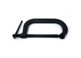 C-Clamp, Regular Duty, Steel Jaw, Flat/V-Grooved Anvil, Forged Steel Body