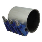 SMITH BLAIR Repair Clamp, Single Band, #226 Pipe, Up to 300 psi, 24 ga Stainless Steel, Fusion Bonded Epoxy