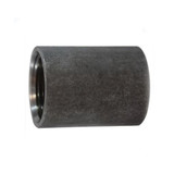 Merchant Coupling, Pipe, NPT End, SCH 40/80, Steel, Black Oxide, Black, Import