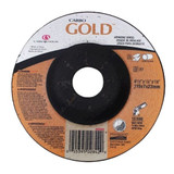 CARBORUNDUM Depressed Center Wheel, 24 Grit, A24, Resin Bond