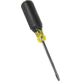 Cabinet Screwdriver, Square Shank, Steel Shank, ASME,  ANSI, No ESD-Safe, Cushion Grip, Rubber Handle, Steel