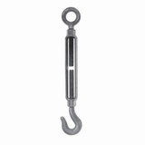 Turnbuckle, Hook and Eye, Hook and Eye End/End, 6 in Take Up, Drop Forged Steel, Hot Galvanized