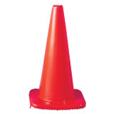 Traffic Cone, Orange Cone, Polyvinyl Chloride Cone, Orange Base