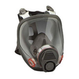 Respirator, Full Face, Gases,  Particulates,  Vapors Resist, Silicone,  Thermoplastic Elastomer