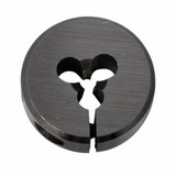 DORMER Round Die, Right Hand Thread, Chromium Steel, Bright, Adjustable, Imperial