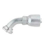 PARKER 71 Series Hydraulic Hose Elbow,Crimp Style,Hose x SAE Code 61 Flange End,60 deg,Steel,Domestic