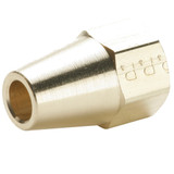 Long Nut, Straight, Nut, Flare End, Brass, -65 to 250 deg F, Domestic