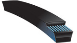 GATES V-Belt, C Section, Heavy Duty,  Wrapped,  Banded, C Section, 7/8 in Wd Top, 17/32 in Thk, 1 -Rib, 1 -Band