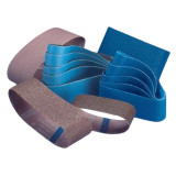 CARBORUNDUM Portable Belt, 24 in Lg Belt, 3 in Wd Belt, Aluminium Oxide Resin Cloth Backing, 100 to 60