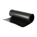 Black Neoprene Rubber Sheet, 1/4 in Thk