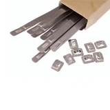 Band Clamp, Smooth,  Preformed, 0.03 in Thk, 3/4 in Wd, 201 Stainless Steel, Domestic
