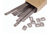Band Clamp, Smooth,  Preformed, 0.03 in Thk, 3/4 in Wd, 201 Stainless Steel, Domestic