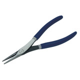 Long Nose Plier, High Leverage Chain, 1-7/32 in Lg Jaw, 3/32 in Wd Tip, 8 in Lg, Plastic Handle, Polished