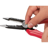 Combination Plier, Spring Loaded, 18 to 10 AWG Solid,  20 to 12 AWG Stranded, Smooth Jaw, 1-1/2 in wd,  2-1/4 in lg Jaw, Forged Alloy Steel Jaw, 7-3/4 in Lg