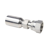 PARKER Hydraulic Hose Fitting, Crimp Style,  Long Straight, 3/8 in Hose, 11/16 in-16, Female Seal-Lok Swivel End, 9/16 x 13/16 in Hex, 2.28 in Lg, 5000 psi, Steel