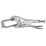 Locking Plier, C-Clamp, U-Shaped Jaw, 2-3/4 in Jaw, Alloy Steel Jaw, Adjustable, 9 in Lg
