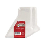 Liner, Pail, 1 qt, Plastic, Plastic Handle, Clear , 7 in wd,  8-1/2 in lg,  6-1/2 in dp