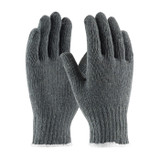 PIP General Purpose Gloves, Medium weight, Small, Cotton,  Polyester Palm, 65% Cotton,  35% Polyester, Gray , Full Finger,  Seamless, Cotton/Polyester, Uncoated