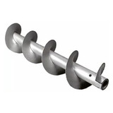 Conveyor Screw, Helicoid, 9 in Dia, 118 in Lg, Steel, 9 in Pitch, Right Helicoid Flight, 2 in Coupling Dia