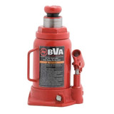 Bottle Jack, Manual, 20 ton, 9-1/2 in Ht Min Lift, 18.6 in Ht Max Lift, 5.9 in wd,  6.3 in lg Base, 13.1 in Extension Screw, Steel