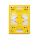 MIRKA Backing Pad, 3 in Wd Pad, 4 in Lg Pad