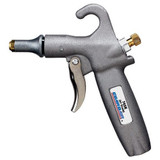 Safety Blow Gun, Jet Guard, Bare Tool, Venturi Nozzle Tip, 120 psi Working, 1/4 in FNPT Thread, Aluminium, Gray , Domestic