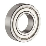 Deep Groove Ball Bearing, Radial, 1 Row, Steel, Nitrile,  Viton Seal, 52100 Steel Cage, Chrome, 3/8 in, ZZ