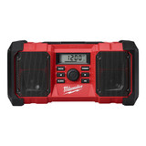 Cordless Jobsite Radio, Bare Tool, 10 Channel, 12 hr Charging, Backlit LCD Display, Dual Speaker, 18 VDC, Lithium-Ion, 1-1/2/2/3/4/5 Ah
